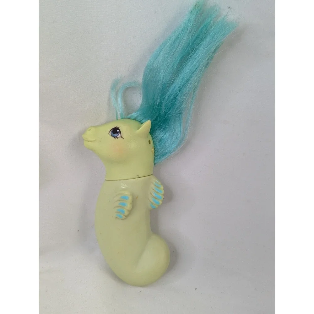 Hasbro My Little‎ Pony Seahorse Shimmer Green 4 Inch 1984 Float Lot